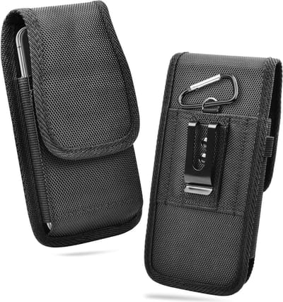 2 Stuks XXL Rugged Telefoonriemtas met Gesp en ID Kaarthouder voor iPhone 15 14 13 12 11 - Bescherming, Duurzaamheid en Functionaliteit