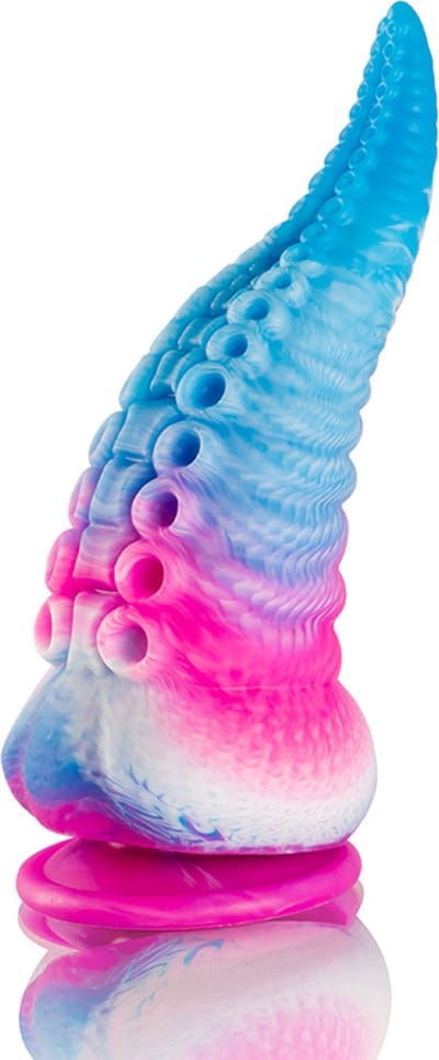 EPIC - PHORCYS BLUE TENTACLE DILDO SMALL SIZE | DILDO | FANTASY DILDO | DILDO MET ZUIGNAP | SEKSSPEELTJES VOOR VROUW | SEX TOYS VOOR VROUW | SEKSSPEELTJES VOOR KOPPELS | SEX TOYS VOOR KOPPELS