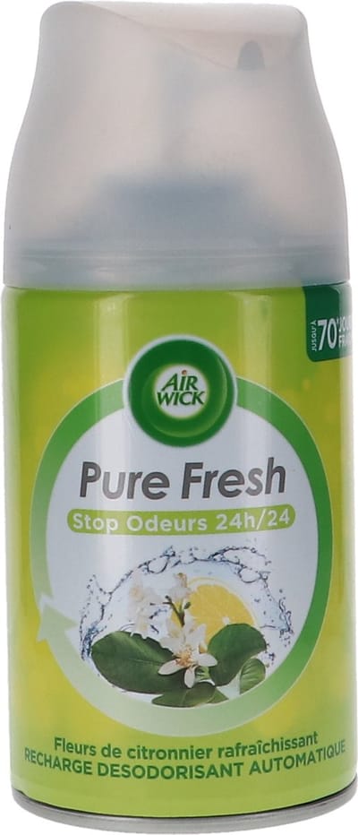 Voordeelverpakking van 2 x Airwick Freshmatic Navul 250 ml Pure Fresh Citroenbloesem