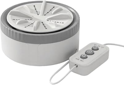 Draagbare wasmachine - Mini wasser - Delicate was - Dieptereiniging technologie - Compact ontwerp - Grijs