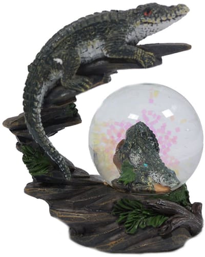 PIA Soft Toys Krokodil waterbal - 45 mm- Snowglobe