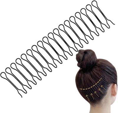 Haarkammen - Haarspelden Fixatiekammen - Kapsels Stylen - U-vormig Ontwerp - 15.9 x 9.6 x 1 cm - Niet gespecificeerd