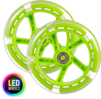 Apollo City Scooter Vervangingswielenset 145mm Pro Wheels - ABEC 7 Lagers, Scooterwiel vervangende wielen geschikt voor Apollo City Scooters