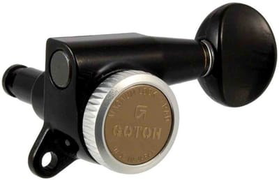 Stemmechanieken Gotoh Locking tuners 3x3 Allparts TK0938003 zwart
