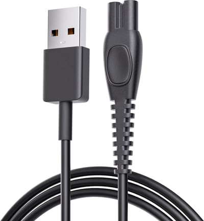 GO SOLID! kabel geschikt voor Philips OneBlade QP2724, QP2834, QP1324, MG5910, MG7910, MG9510, X5006