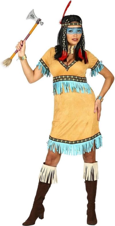 Indianen jurk dames Fleur