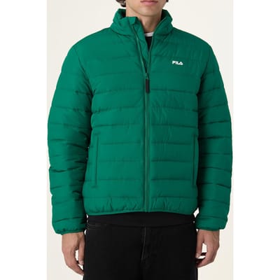 FILA Revello Regular Lightweight Jacket Green Jacket Size: M | Light Jackets Outlet | Heren | Groen