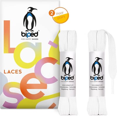 2 Paar Platte Schoenlaces van Polyester - 10 mm Breed - Sterke Veters voor Sneakers, Sportschoenen en Laarzen
