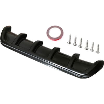 Auto Achterbumper Lip Koolstofvezel Auto Achterbumper Lip Diffuser Vin Zes Vinnen Achtervleugel Bodykit