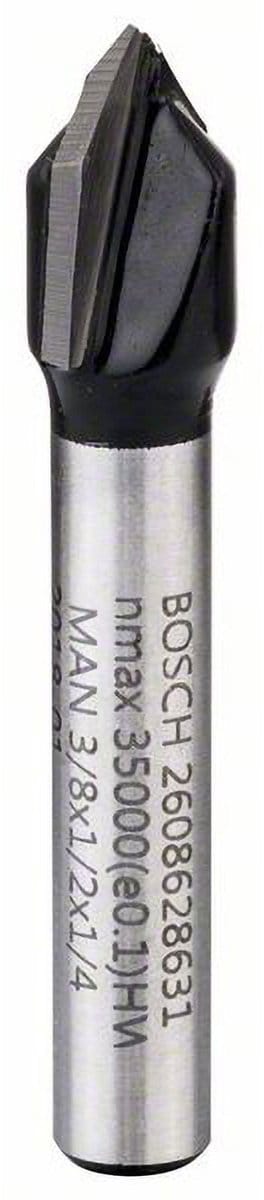 Bosch Accessories 2608628631 Groeffrees Wolfraamcarbide Lengte 45 mm Afmeting, Ø 9.5 mm Werklengte 12.40 mm Schachtdiameter 6.35 mm 1 stuks