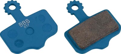 BBB Cycling Remblokjes Fiets - DiscStop - Remblokken MTB en Trekkingfiets - Compatibel met SRAM / Avid Schijfremmen - Blauw - BBS-441T