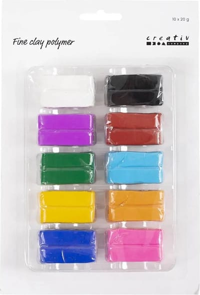 Creativ Company Fine Clay Polymer - 10 x 20 g