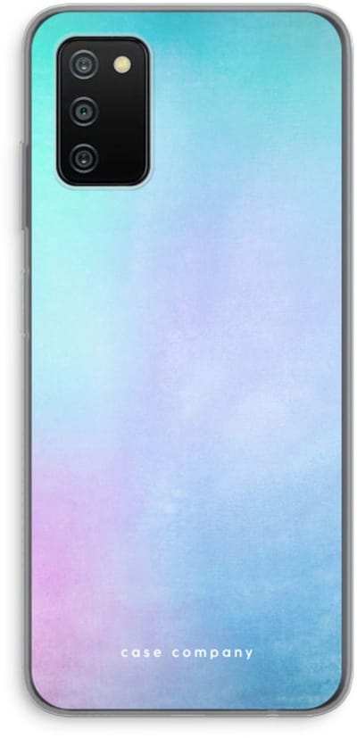 Hoesje geschikt voor Samsung Galaxy A03S hoesje - Mist pastel - Soft Cover Telefoonhoesje - Bescherming aan alle Kanten en Schermrand