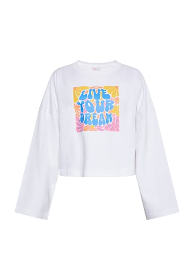 IZIA Sweatshirt Dames wit