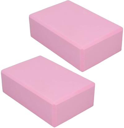 Dailygoods- Yoga Blok Lichtgewicht - Yogablokken Set van 2 - Antislip Ondersteuning - Duurzaam Schuim - Veilige Stabiliteit - Ideaal voor Meditatie - Yogablok