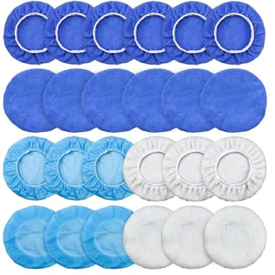 24 Stuks Polijstpads Set voor Auto en Meubelreiniging