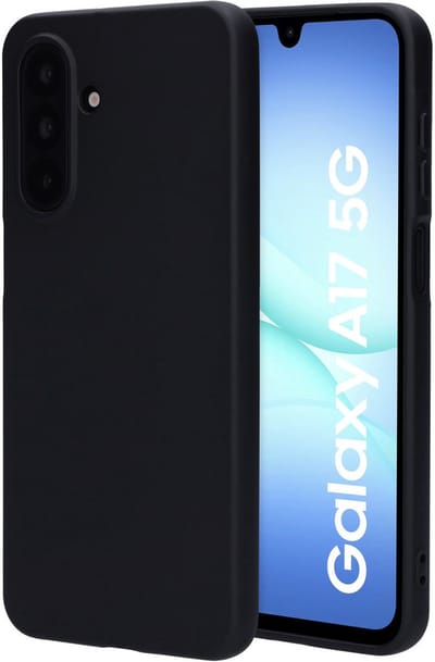 Mobiparts hoesje geschikt voor de Samsung Galaxy A17 - Siliconen - Zwart
