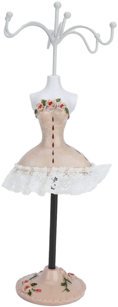 Dailygoods- Sieradenstand met Roterende Beugel - Sieradenhouder - Sieradenrek - Sieradenorganizer - Unieke Popvorm - Hoogwaardig Polyesterhars