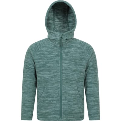 Mountain Warehouse Snowdonia II Full Zip Hoodie Kinderen/Kinderen (Donkere Khaki)