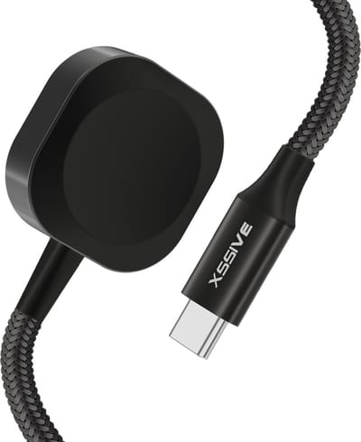 Oplader geschikt voor Apple Watch - Magnetische Oplaadkabel - USB-C - Zwart
