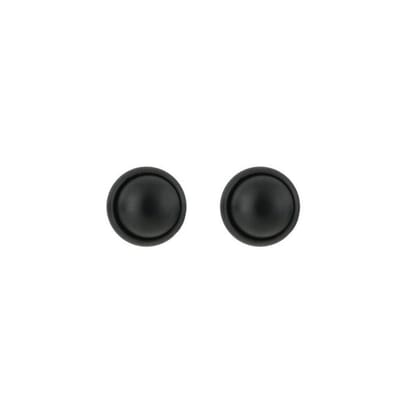 Bijoutheek Earstuds bol Zwart 8MM