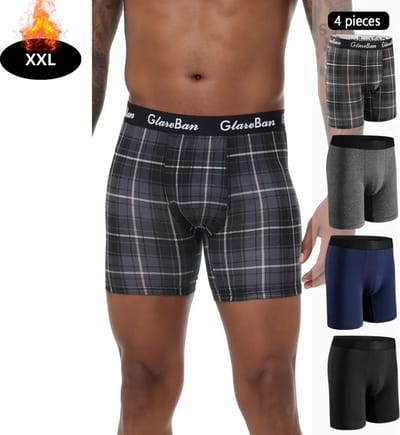 Nivard Onderbroeken Heren - Boxershort - Ondergoed - Boxer - Underwear - Mannen - 4 Pack - Gemengd - XXL