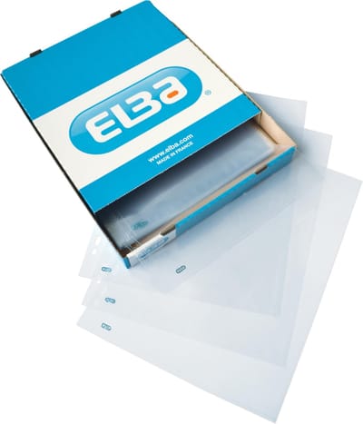 ELBA Quick'in - showtas - A4 - 11 gaats - PP 70µ glashelder - kleurloos - doos 100