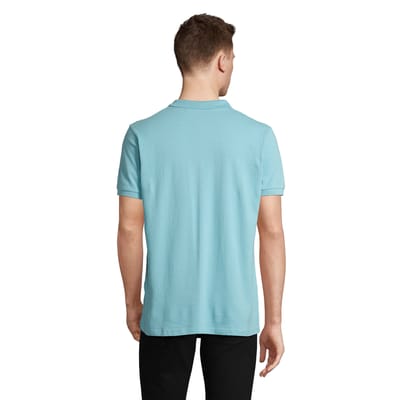 SOLS Heren Planet Poloshirt (Zwembad Blauw)