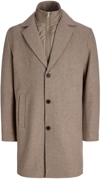 JACK&JONES - POC LAPELLE WOOL COAT - Heren - Gewatteerde jassen