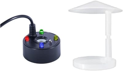 Mist Maker - Luchtbevochtiger - Decoratie - Spatbescherming - 99 Gram - Zwart Wit