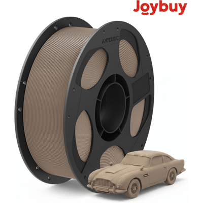 JOYBUY x ANYCUBIC PLA Basic printfilament, 1 kg spoel, 1,75 mm diameter, ±0,02 mm tolerantie - Bruin