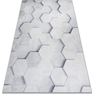 Kleden Rugsx ANDRE 1180 tapijt wasbaar Honingraatpatroon, zesho 120x170 cm