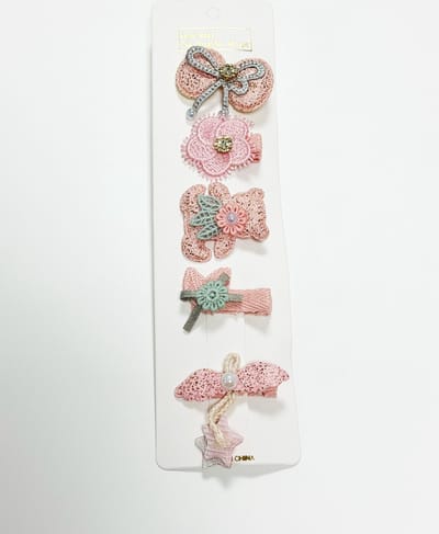 DW4Trading Baby en Kinder Haarspeldjes - Haarclipjes - Haar Accessoires - Set van 5 Stuks Type 7