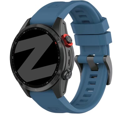 Bandz Sportbandje Siliconen 22mm Classic⬢ geschikt voor Garmin Fenix 9 (Pro) 47mm - Fenix 8 (Pro-E-47mm) - Fenix 7 (Solar-Pro) - 6 (Solar-Pro) - Fenix 5 (Plus) / Forerunner 970 - 965 - 955 - 945 - 935 - 745 / Quatix 8 - 7 - 6 - 5 - Rock Green
