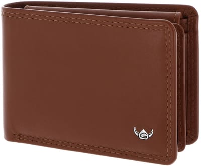 Golden Head Leren portemonnee Polo RFID Protect Minischeintasche 1040 Cognac bruine