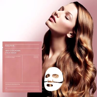 Korean Skincare / 1 Collageen Gezichtsmasker + 1 SADOER Collageen Verstevigende Nacht Slaapmasker