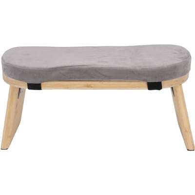 Meditatiebank Houten Opvouwbare Knielende Zen Meditatiekruk met Kussen voor Ontspanning Theeceremonie Huis