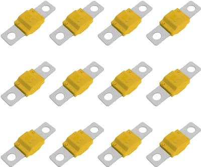 Dailygoody - Midi Fuses - 12x Vervangende Midi Fuses - Hoogwaardige Kwaliteit - Geschikt voor Midi Fuse Holders - 60A Vervangingen - Ideaal voor Elekt