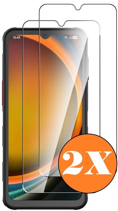 Screenprotector geschikt voor Samsung Galaxy XCover 7 Pro / XCover 7 / 6 Pro - gehard Glas Tempered Glass - 2 Stuks