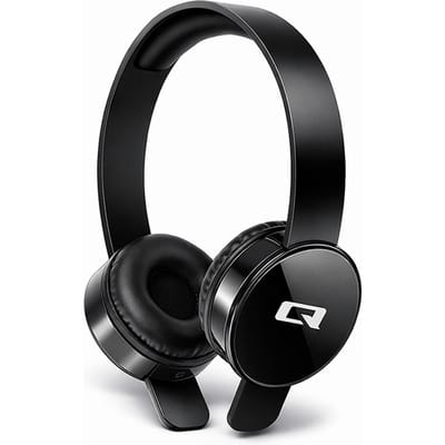 Qoltec-hoofdtelefoon met microfoon |   Zwart