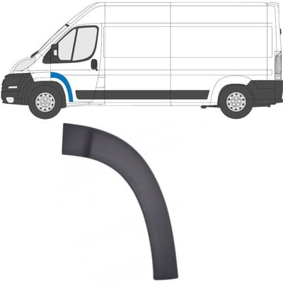 Voordeur sierlijst voor Peugeot Boxer 2006-2018 / Links