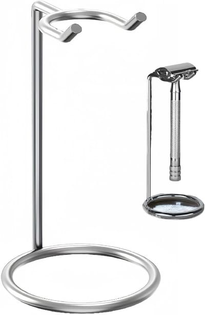 Scheermeshouder - Scheermes houder douche - Badkamer scheermes houder - Badkamerhaak - Organizer - Houder -Scheerkwast - Badkameraccessoires - Haak voor scheermes - Ophanghaak - RVS
