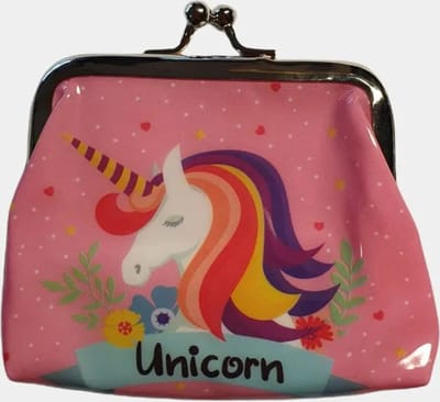 Eenhoorn Knipbeurs Portemonneetje | Unicorn | Roze