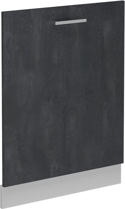 Vicco R-Line Vaatwasserfrontpaneel – 60 cm zonder werkblad Zwart beton