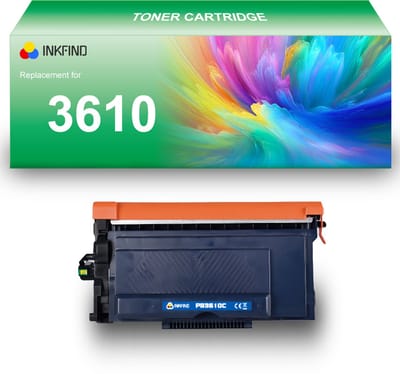 INKFIND TN-3610 tonercartridge compatibel met Brother 3610 TN3610 TN-3610 - 1-pack Zwart