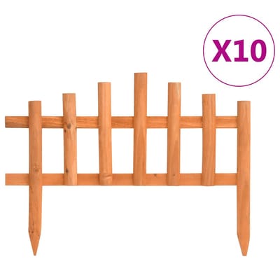 vidaXL - Gazonranden - 10 - st - 4,4 - m - vurenhout
