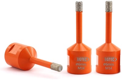 Diamant Boorbeitel Set (3 stuks) voor Tegel, Keramiek, Marmer en Steen met M14 Schroefdraad