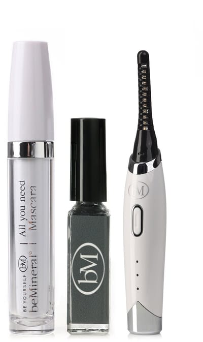 beMineral Eyecatch Deal #2 BM All you need Mascara + bM LashExtender + Heated eyelash curler