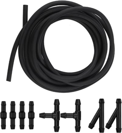 2x Universele Ruitensproeierslang Reparatie Set met 8 Verbindingen