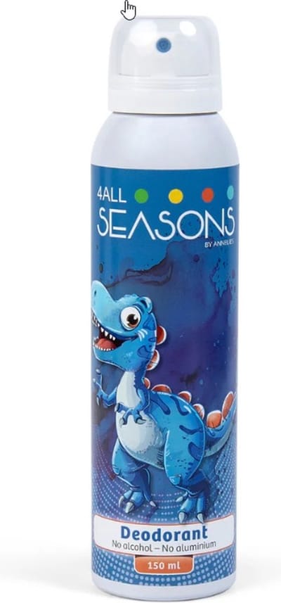 Deodorant Dino (NEW) 150ml - aluminiumvrij -alcoholvrij - voor kinderen -deodorant